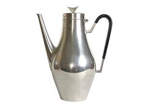 Reed & Barton MCM Pewter Coffee Pot, Denmark Pattern, John Prip Designer